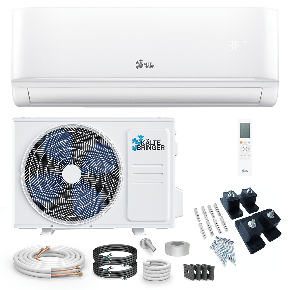 Kältebringer® Split Klimaanlage 9.000 BTU (2,6kW) Komplettset