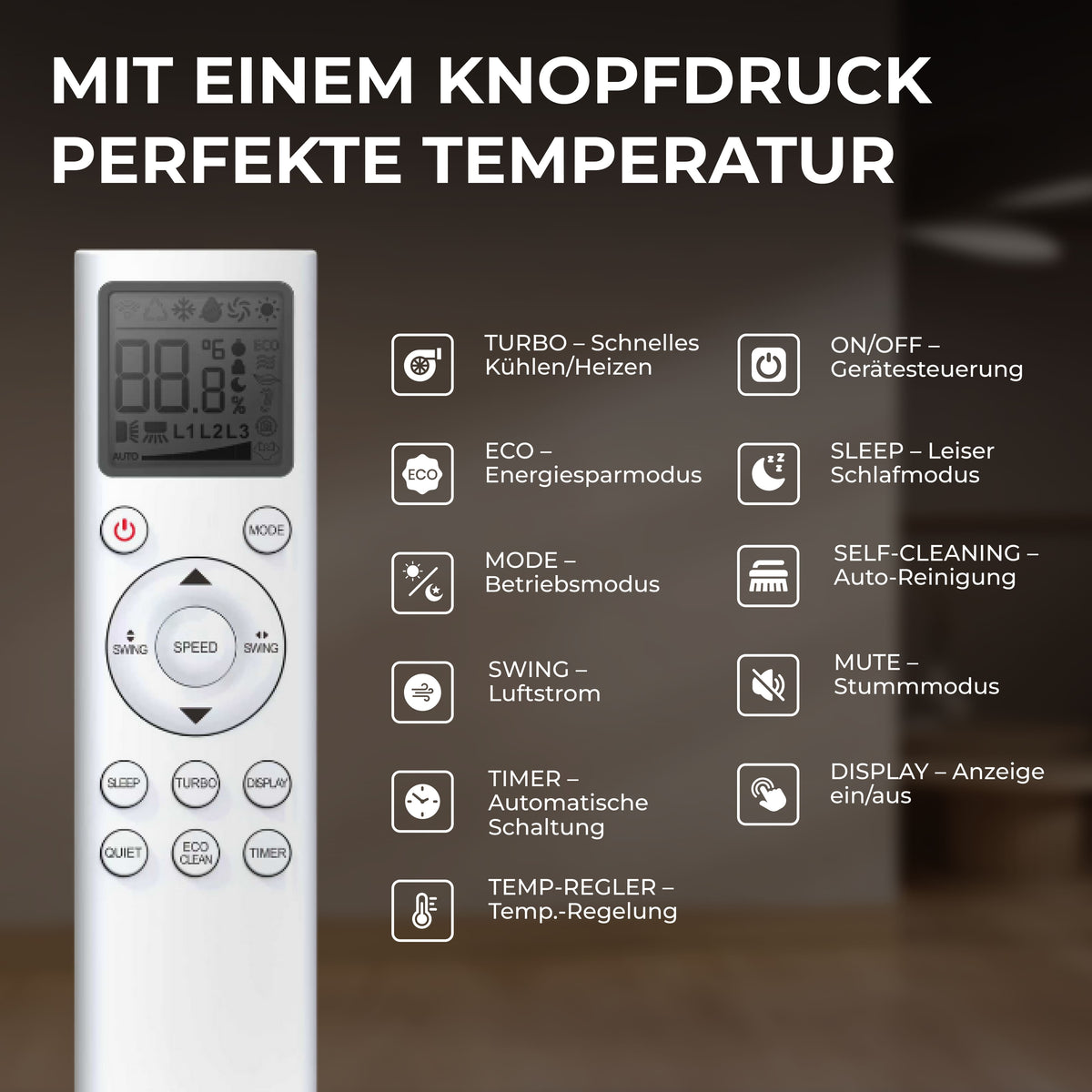 Kältebringer R290 A+++ Split Klimaanlage 9.000 BTU (2,8kW)