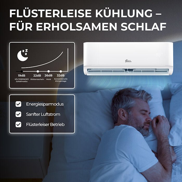 Kältebringer® Multisplit Klimaanlage Duo - 18.000 BTU (5,3kW) - 2 Innengeräte