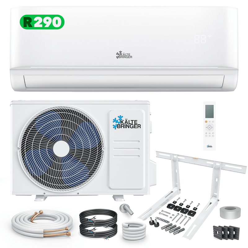 Kältebringer® R290 Split Klimaanlage 12.000 BTU (3,5kW) Komplettset (A+++)