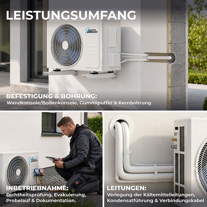 Montage Monosplit Klimaanlage